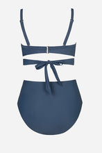 Charger l'image dans la galerie, Bikini bralette grande taille et taille haute ¨¤ ceinture nou¨¦e