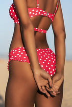 Charger l'image dans la galerie, Bas de bikini ¨¤ volants et ¨¤ pois