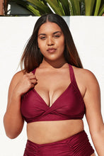 Charger l&#39;image dans la galerie, Haut de bikini grande taille torsad¨¦
