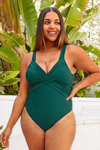 Charger l&#39;image dans la galerie, Maillot de bain une pi¨¨ce grande taille ¨¤ fronc¨¦s
