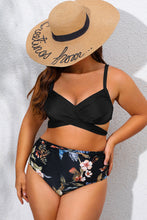 Charger l&#39;image dans la galerie, Bikini bralette grande taille ruch¨¦ tropical
