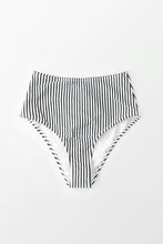 Charger l&#39;image dans la galerie, Bas de bikini ray¨¦ taille haute 

