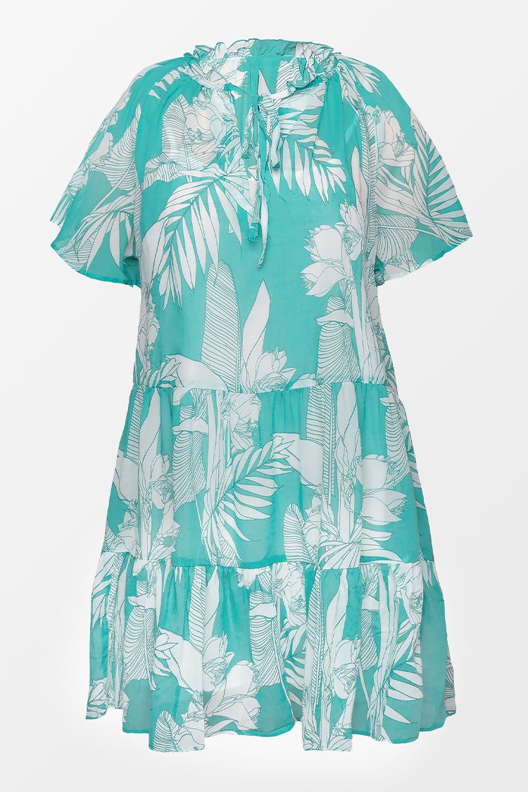 Robe ¨¦tag¨¦e ¨¤ imprim¨¦ floral