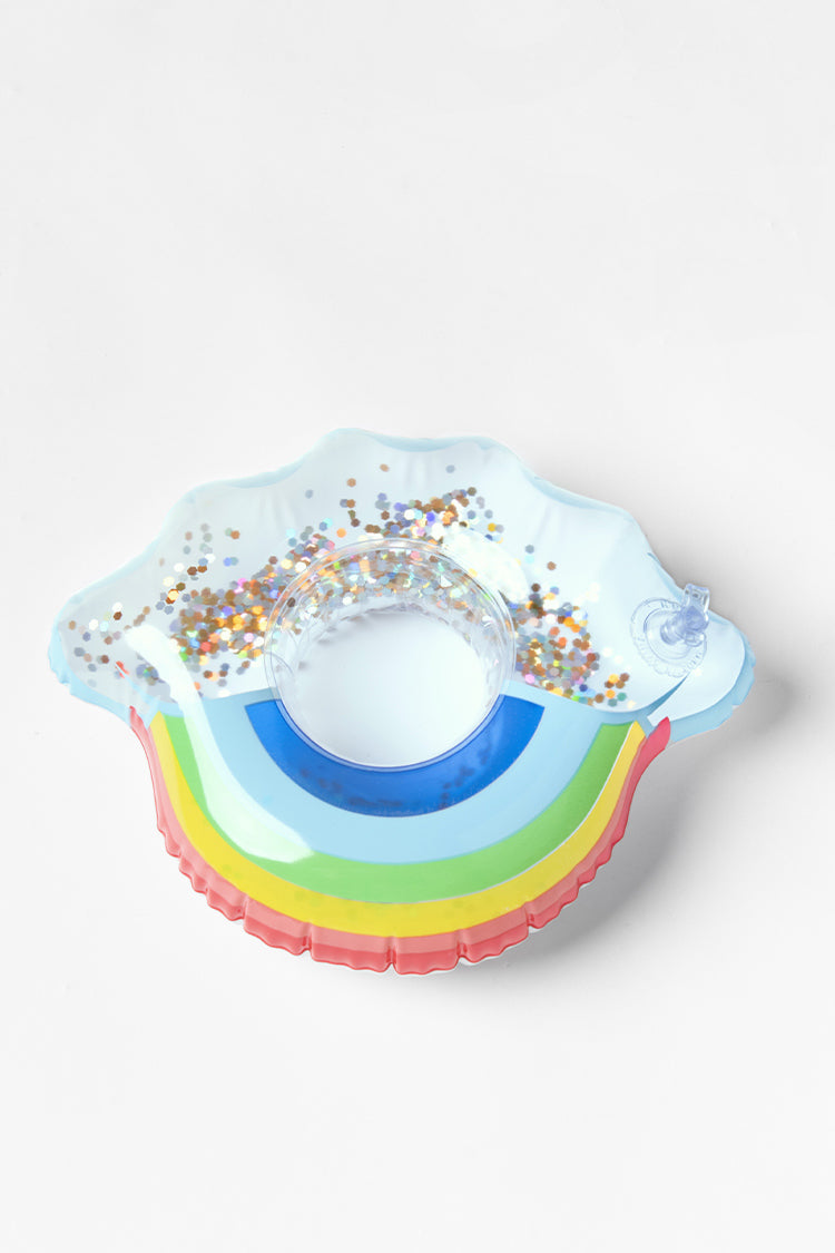 Anneau de natation ¨¤ imprim¨¦ d'arc-en-ciel