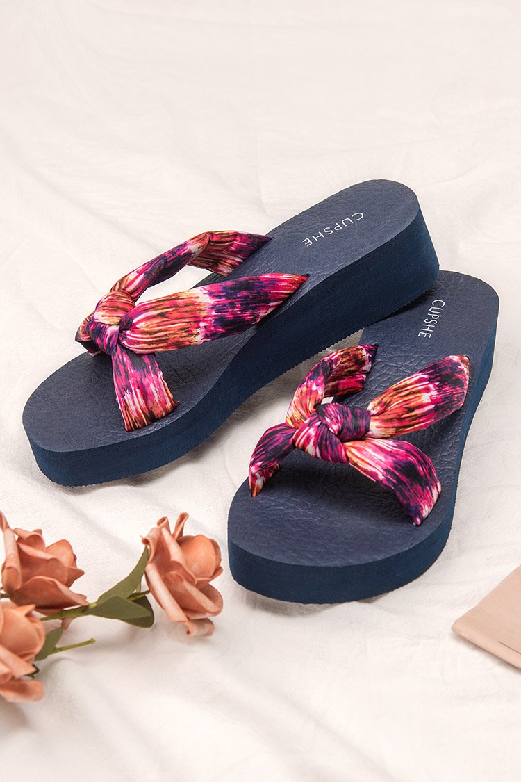 Sandales imprim¨¦ Summer Passion