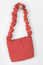 Charger l&#39;image dans la galerie, Sac bandouli¨¨re rouge et fronc¨¦
