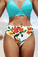 Charger l&#39;image dans la galerie, Bas de bikini imprim¨¦ floral ¨¤ taille moyenne
