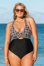 Charger l&#39;image dans la galerie, Maillot de bain une pi¨¨ce grande taille torsad¨¦ sur le devant
