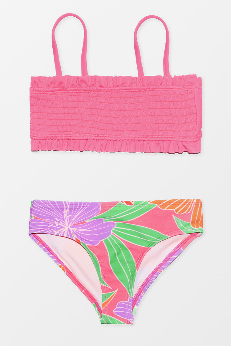 Bikini fille bandeau smock¨¦
