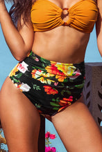 Charger l&#39;image dans la galerie, Bas de bikini taille haute ¨¤ fleurs douces
