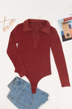 Charger l&#39;image dans la galerie, Body ¨¤ manches longues et col en V
