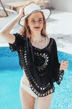 Charger l&#39;image dans la galerie, Cover up pull ¨¤ col licou noir
