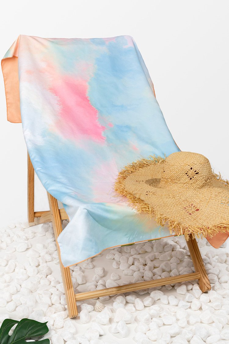 Serviette de plage Tie-Dye Candy Skies