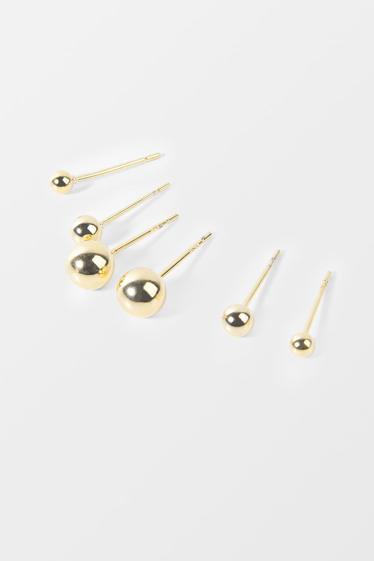 Clous d'oreilles dor¨¦s g¨¦om¨¦triques