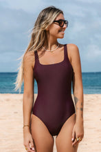 Charger l&#39;image dans la galerie, Maillot de bain une pi¨¨ce r¨¦tro ¨¤ col carr¨¦
