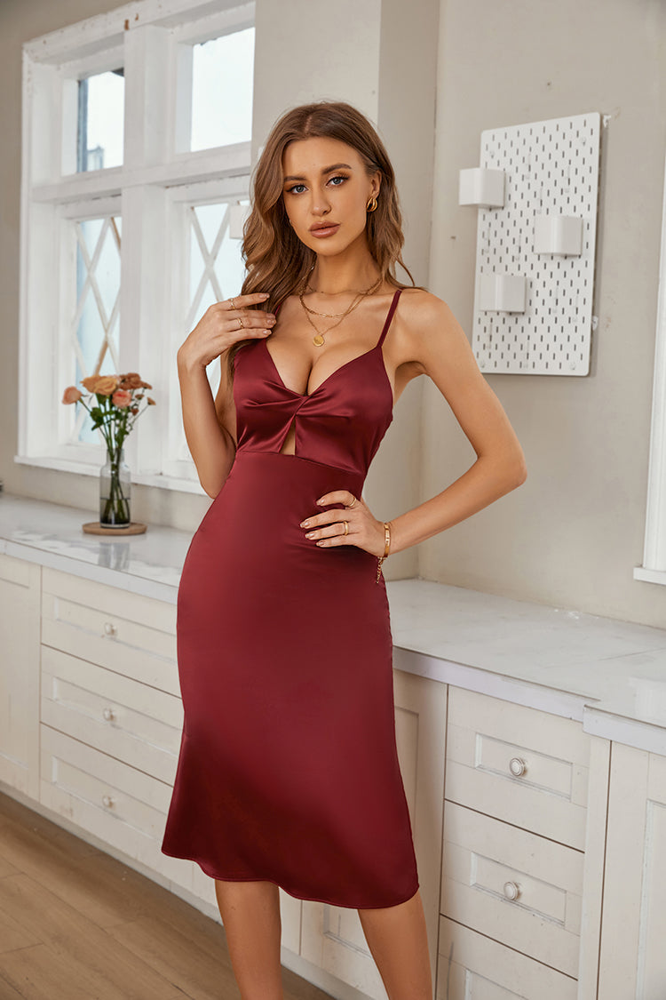 Robe moulante sans manches zipp¨¦e dos nu