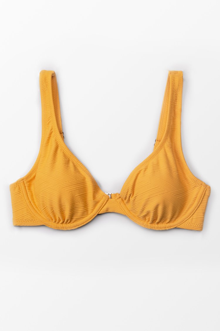 Haut de bikini textur¨¦ ¨¤ armatures 