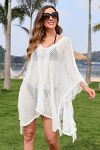 Charger l&#39;image dans la galerie, Cover up pull blanc ¨¤ gland
