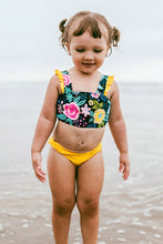 Charger l&#39;image dans la galerie, Bikini bandeau ¨¤ volants fleural pour filles 
