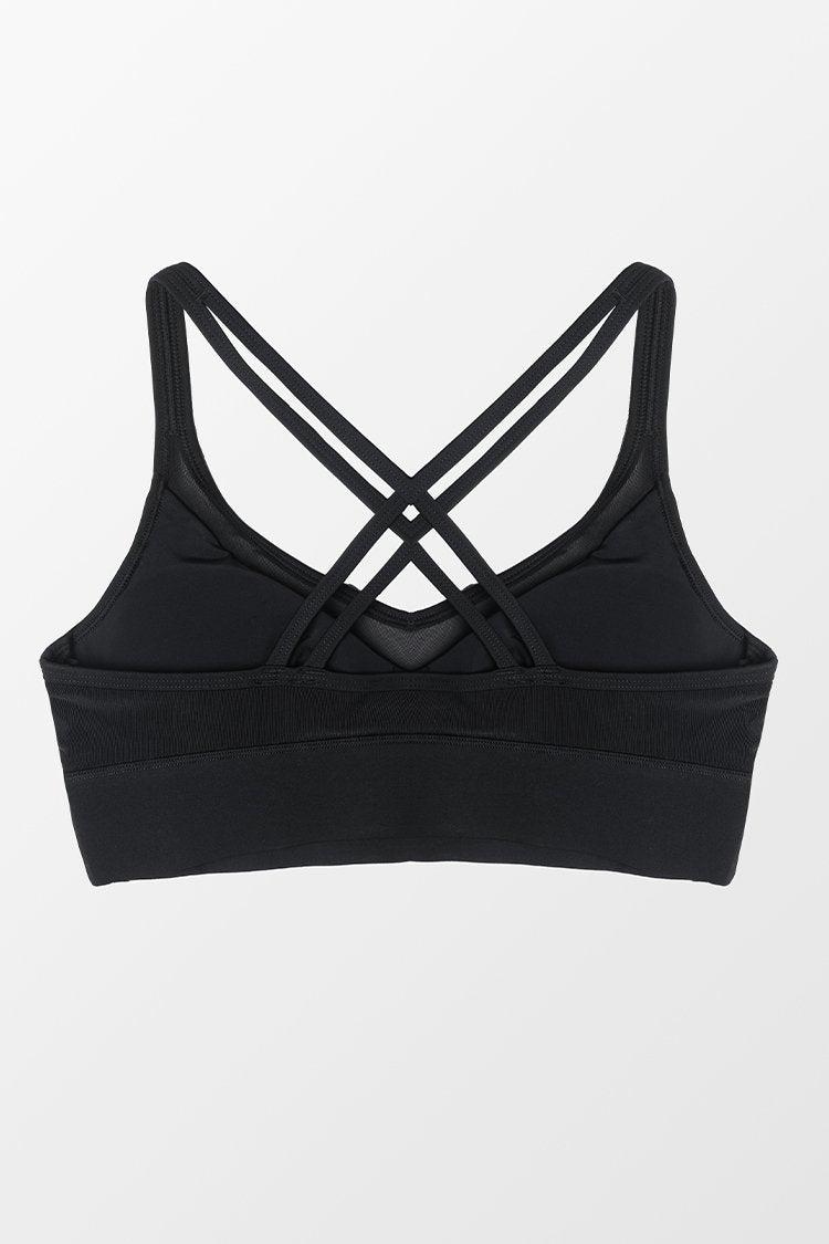 Soutien-gorge de sport en maille contrast¨¦e