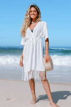 Charger l&#39;image dans la galerie, Cover up avec ourlet ¨¤ franges
