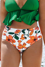 Charger l&#39;image dans la galerie, Bas de bikini grande taille ¨¤ taille haute et imprim¨¦ floral 
