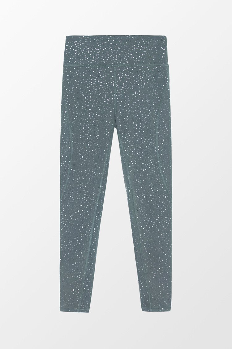 Legging vert fonc¨¦ taille mince et ajust¨¦