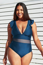 Charger l&#39;image dans la galerie, Maillot de bain une pi¨¨ce grande taille en mesh
