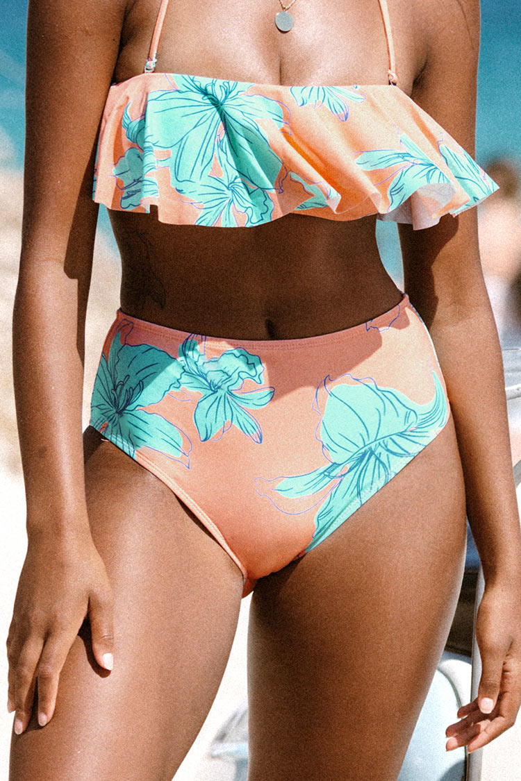 Bas de bikini taille haute classique