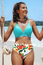 Charger l&#39;image dans la galerie, Bas de bikini imprim¨¦ floral ¨¤ taille moyenne

