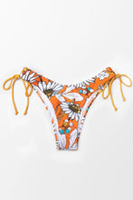 Charger l&#39;image dans la galerie, Bas de bikini nou¨¦ sur le c?t¨¦ imprim¨¦ marguerite 
