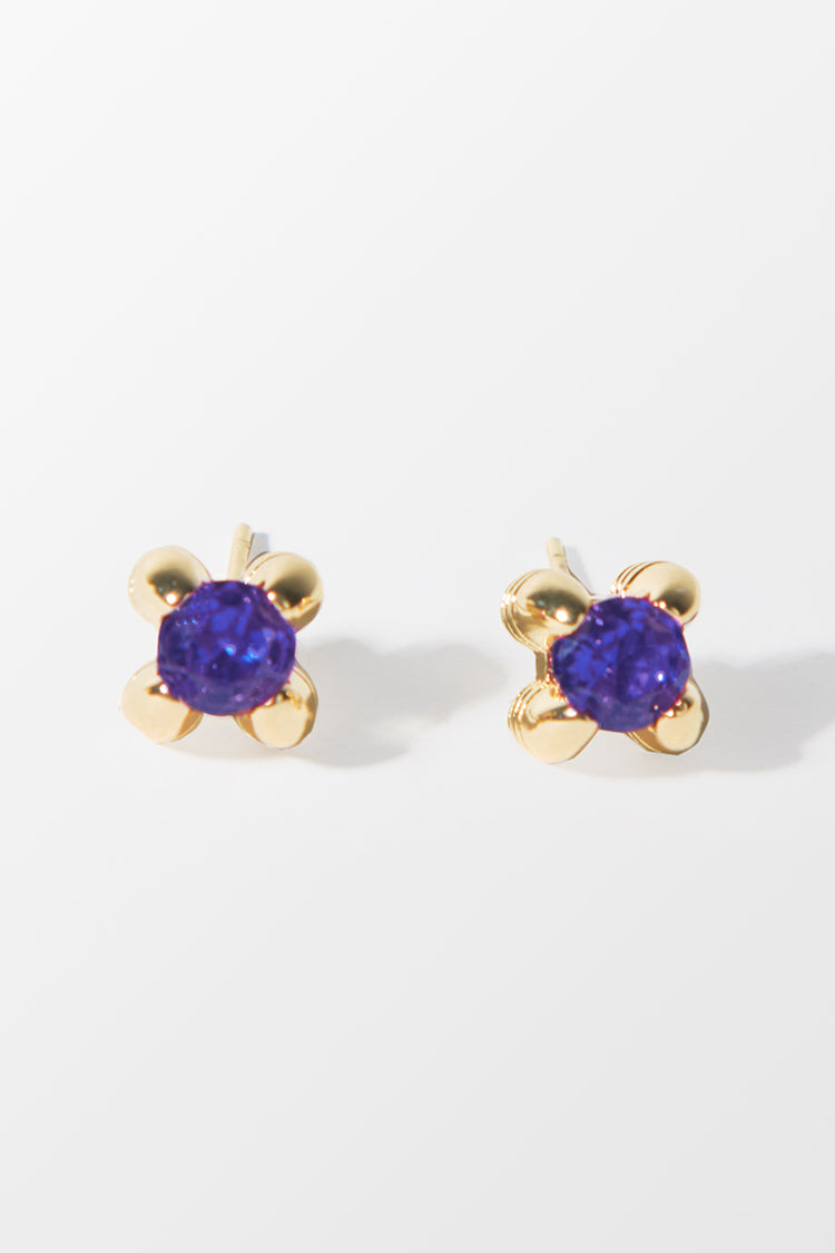 Boucles d'oreilles g¨¦om¨¦triques dor¨¦es