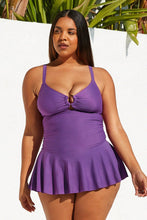 Charger l&#39;image dans la galerie, Robe de bain une pi¨¨ce grande taille avec anneau
