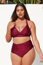 Charger l&#39;image dans la galerie, Haut de bikini grande taille torsad¨¦
