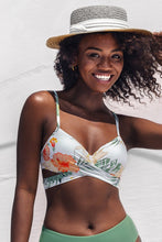 Charger l&#39;image dans la galerie, Haut de bikini fleuri nou¨¦ au dos
