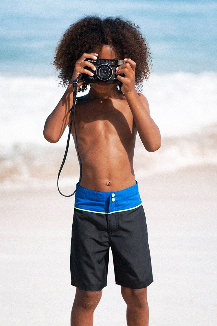 Short de bain tiss¨¦ de natation pour gar?on