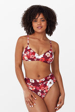 Charger l&#39;image dans la galerie, Bas de bikini taille moyenne imprim¨¦ floral 
