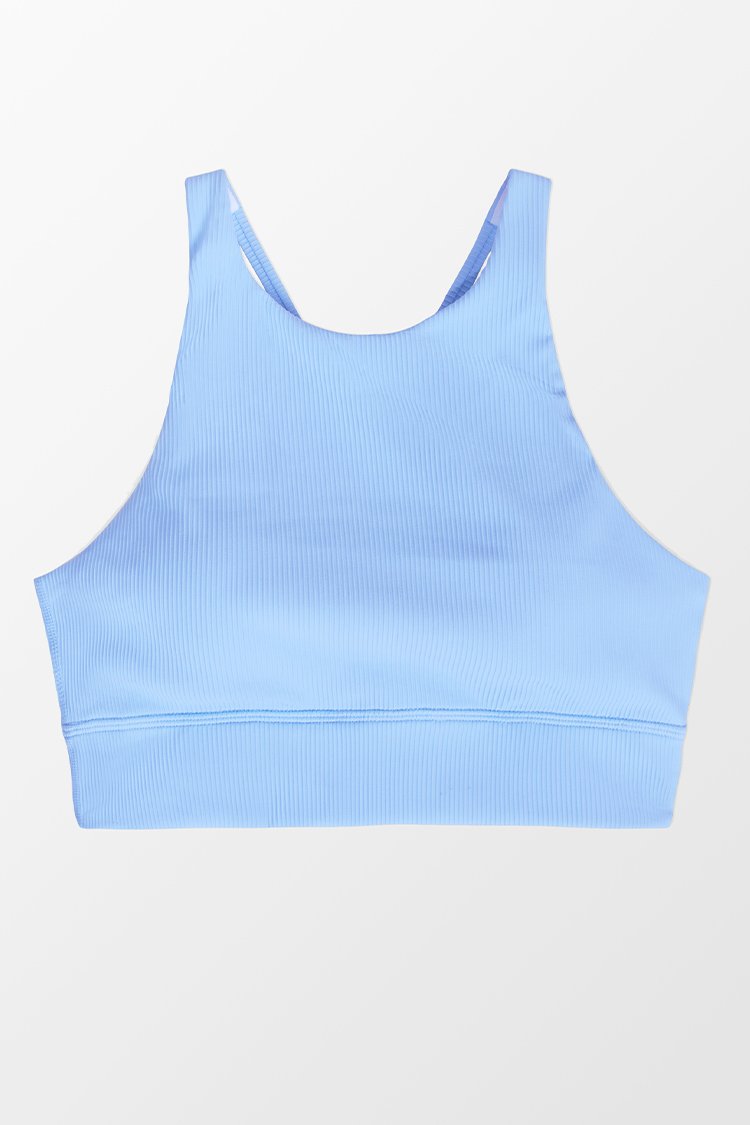 Soutien-gorge de sport crois¨¦ bleu