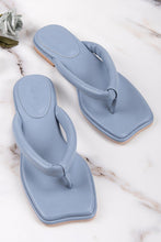 Charger l&#39;image dans la galerie, Sandales tongs bleues
