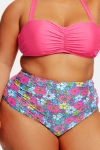 Charger l&#39;image dans la galerie, Bas de bikini grande taille taille haute ruch¨¦
