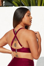 Charger l&#39;image dans la galerie, Haut de bikini grande taille torsad¨¦
