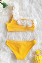 Charger l&#39;image dans la galerie, Bikini jaune vif pour toutes petites filles et filles
