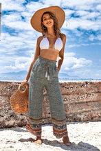 Charger l&#39;image dans la galerie, Pantalon ¨¤ smocks et nouer boho
