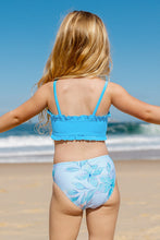 Charger l&#39;image dans la galerie, Bikini pour fille ¨¤ bordure merrow et smocks et hipster
