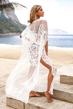 Charger l&#39;image dans la galerie, Cover up caftan de plage en broderie
