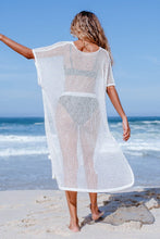 Charger l&#39;image dans la galerie, Cover up caftan blanc
