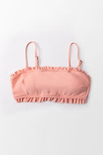 Charger l&#39;image dans la galerie, Haut de bikini bandeau ¨¤ volants p¨ºche 
