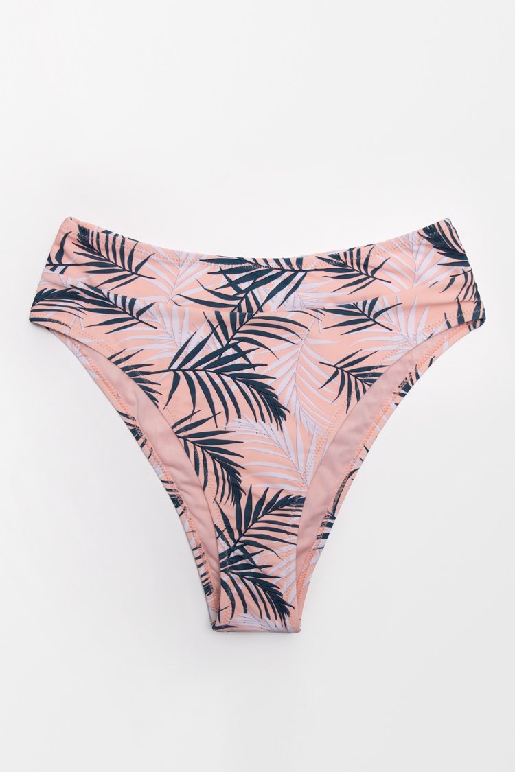 Bas de bikini taille haute 