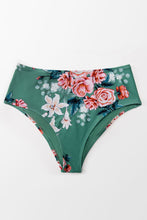 Charger l&#39;image dans la galerie, Bas de bikini grande taille ¨¤ taille haute avec imprim¨¦ floral
