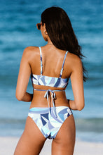 Charger l&#39;image dans la galerie, Bikini cache-c?ur imprim¨¦ g¨¦om¨¦trique
